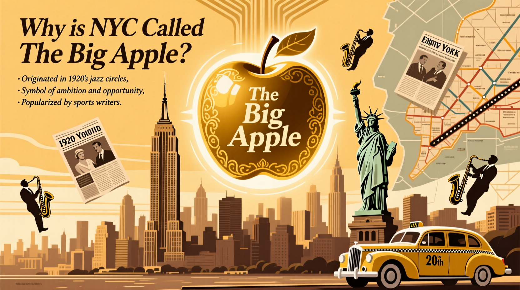 why is nyc called the big apple the history meaning