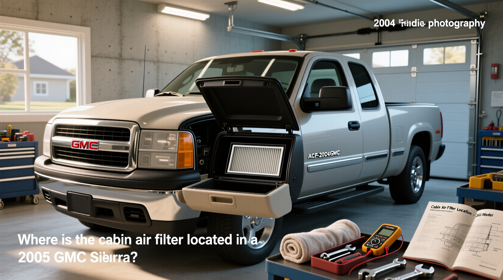 2004–2005 sierra cabin air filter location replacement guide