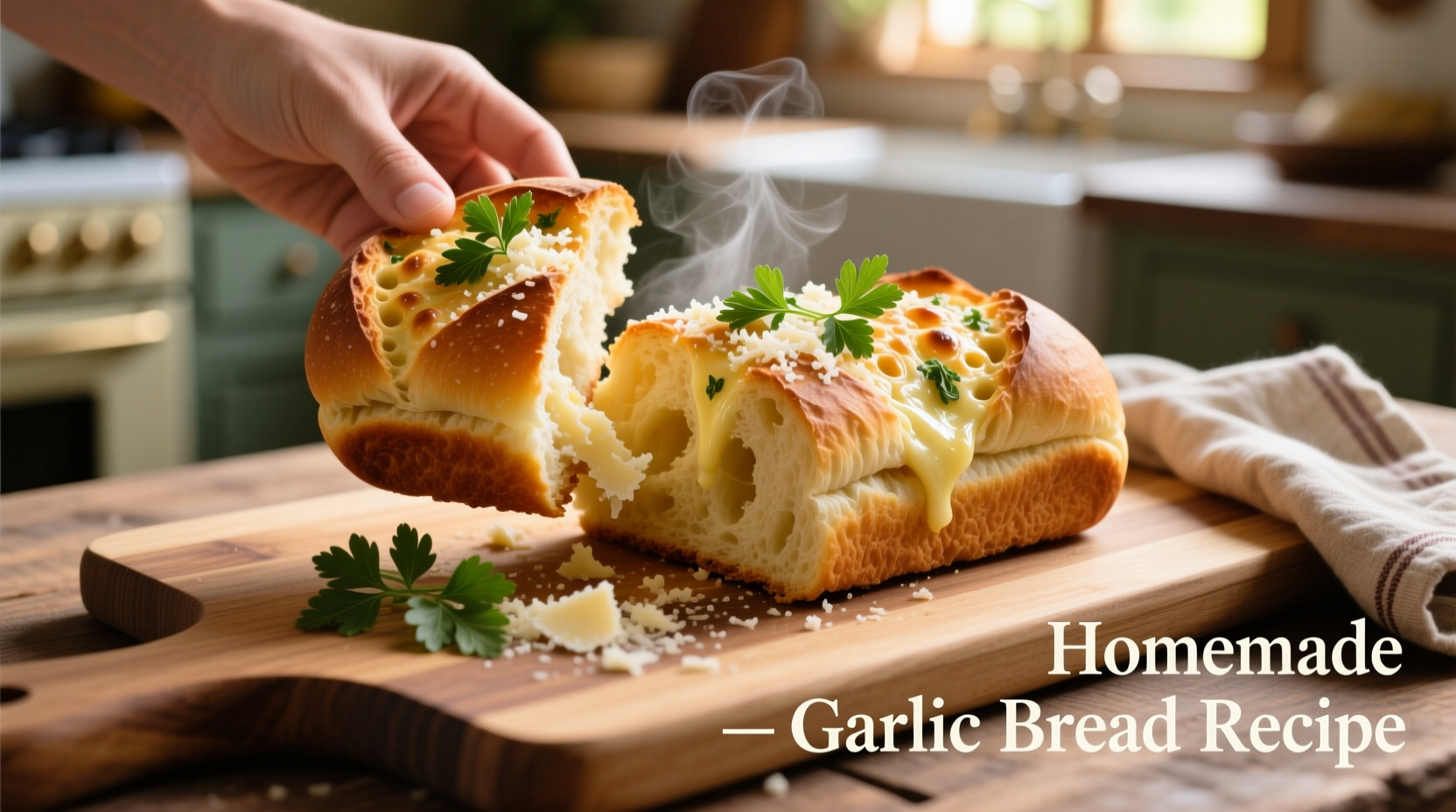 pull apart garlic bread recipe