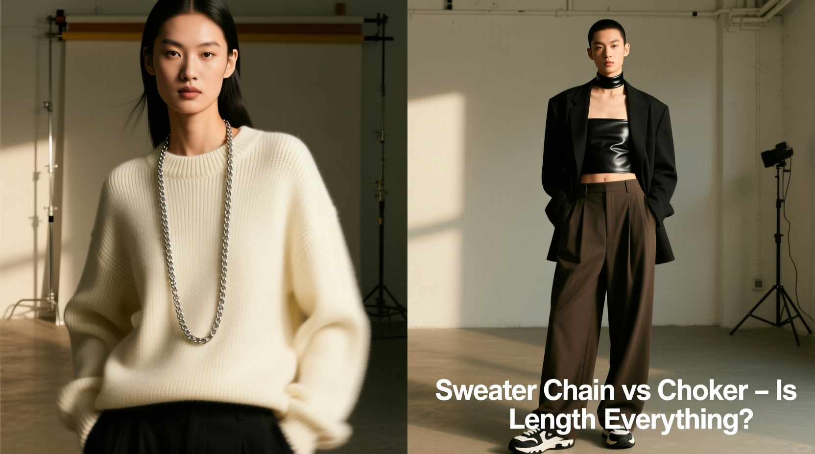 sweater chain vs choker is length the only thing that matters or are people wearing them differently now