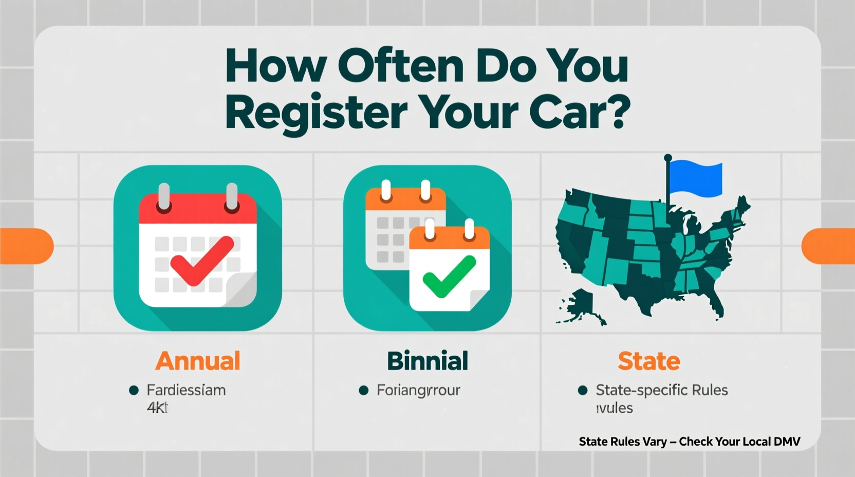 how often do you have to register your car