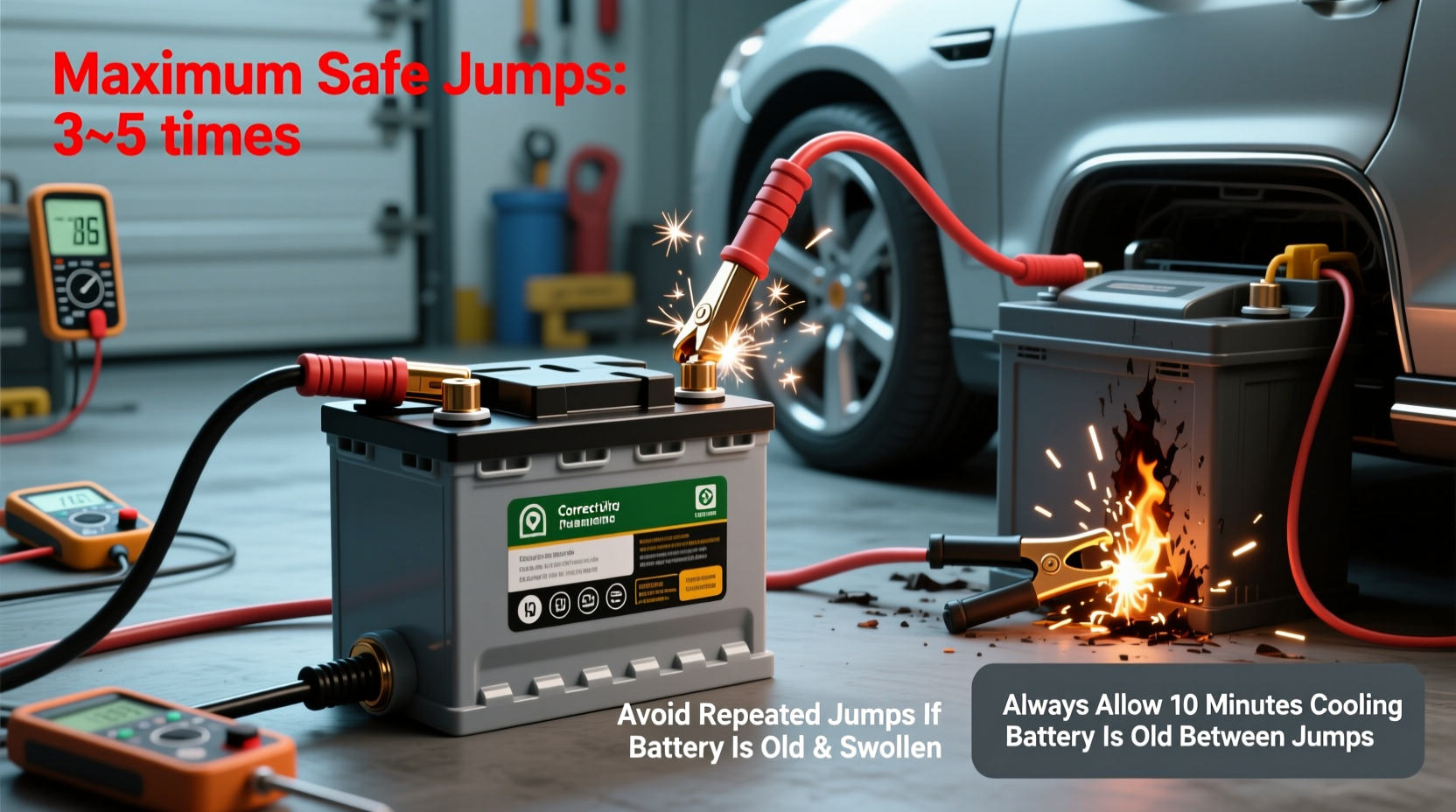 how many times can you jump a car battery