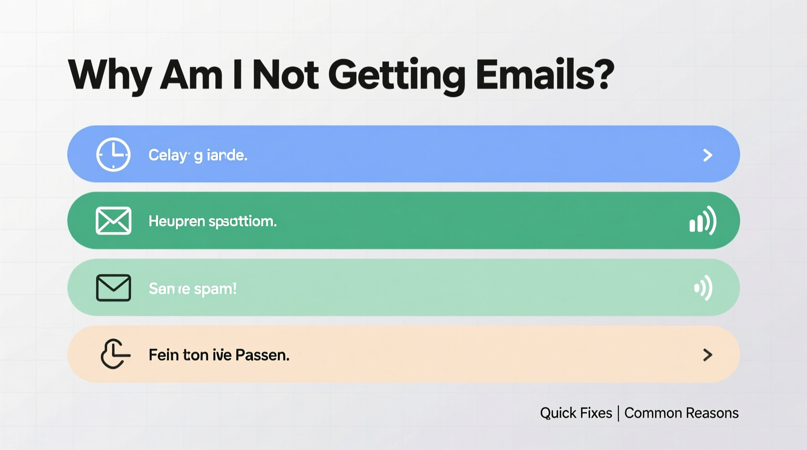 why am i not getting emails quick fixes common reasons