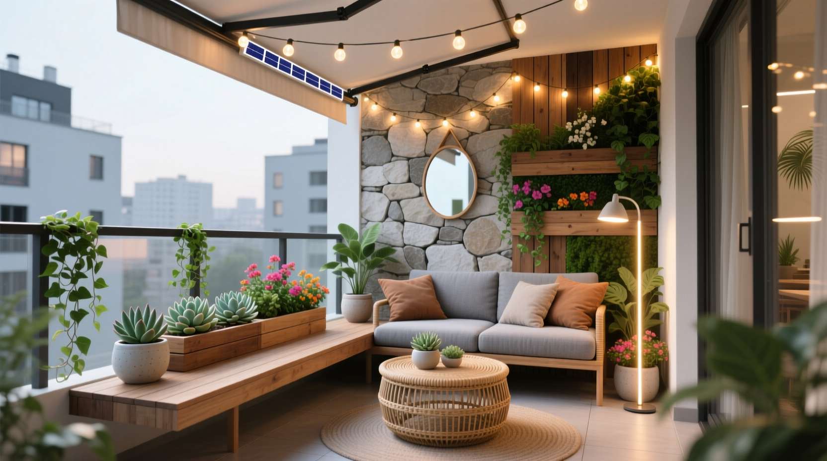 creative and practical ways to decorate a small balcony for maximum comfort and style