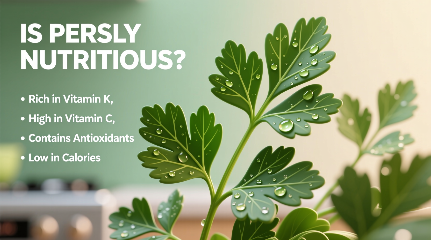 is parsley nutritious