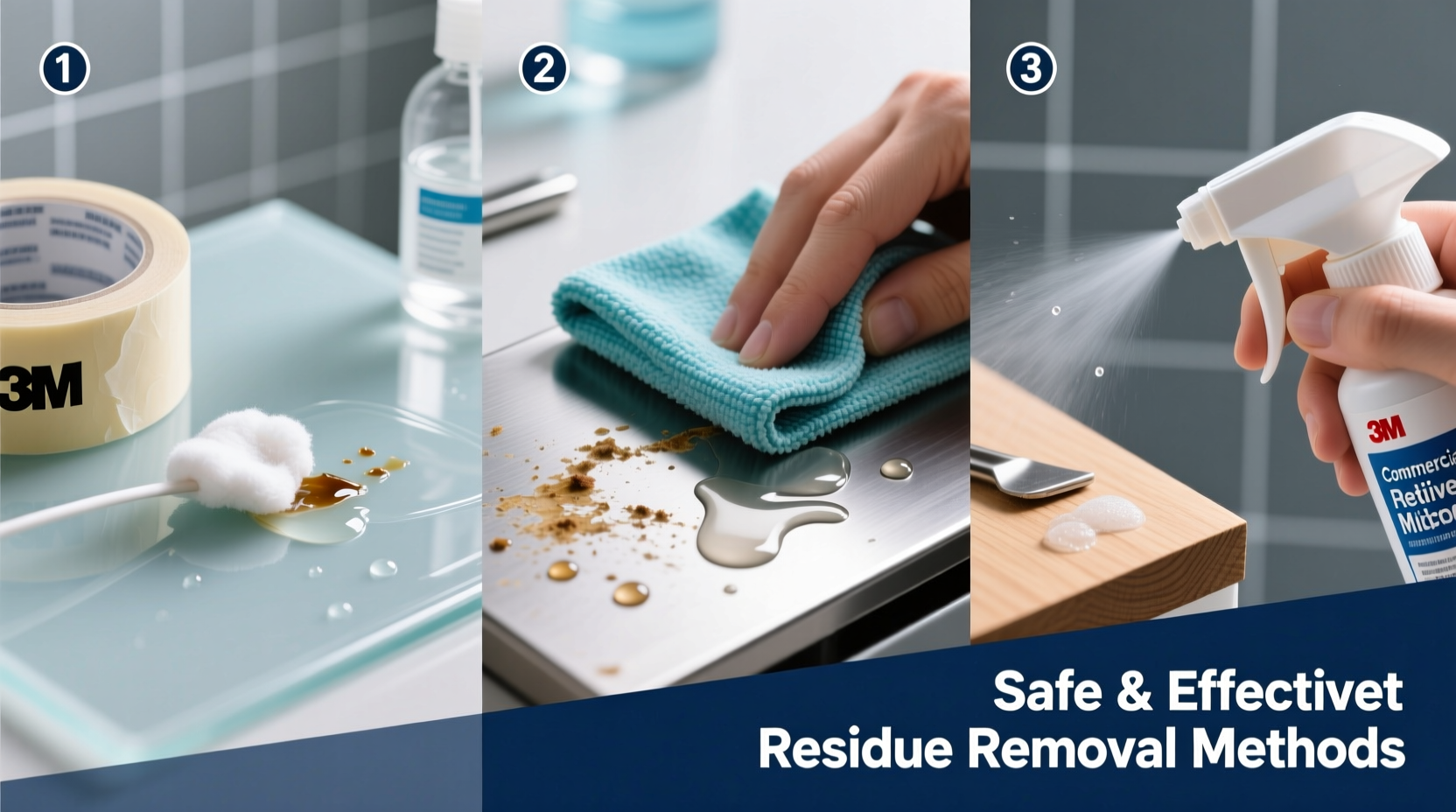 effective methods for the best way to remove 3m tape residue safely
