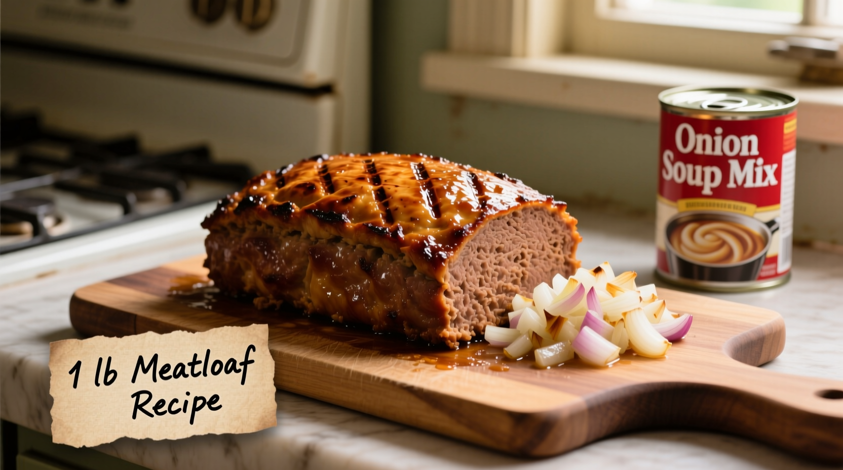 1 lb meatloaf recipe with onion soup mix