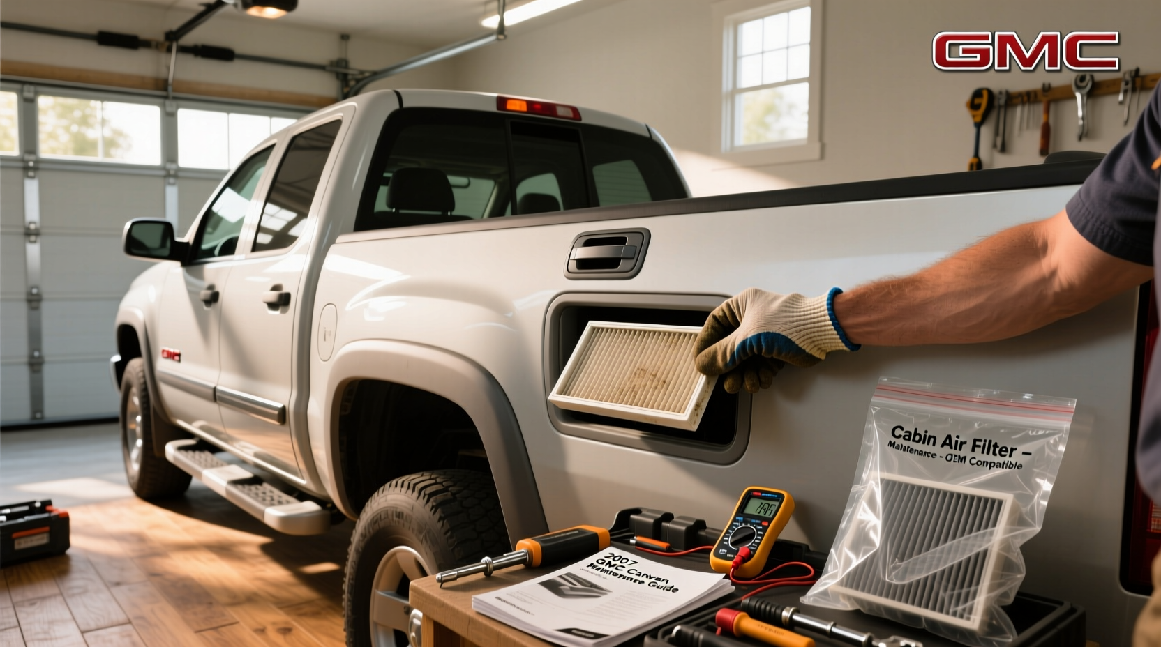 2007 gmc canyon cabin air filter upgrade