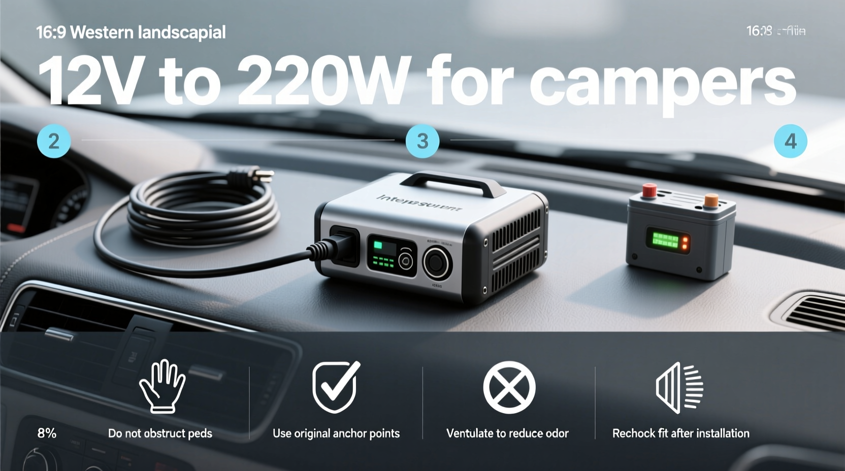 How to Choose Convertisseur 12 Volts 220 Volts Pour Camping-Car