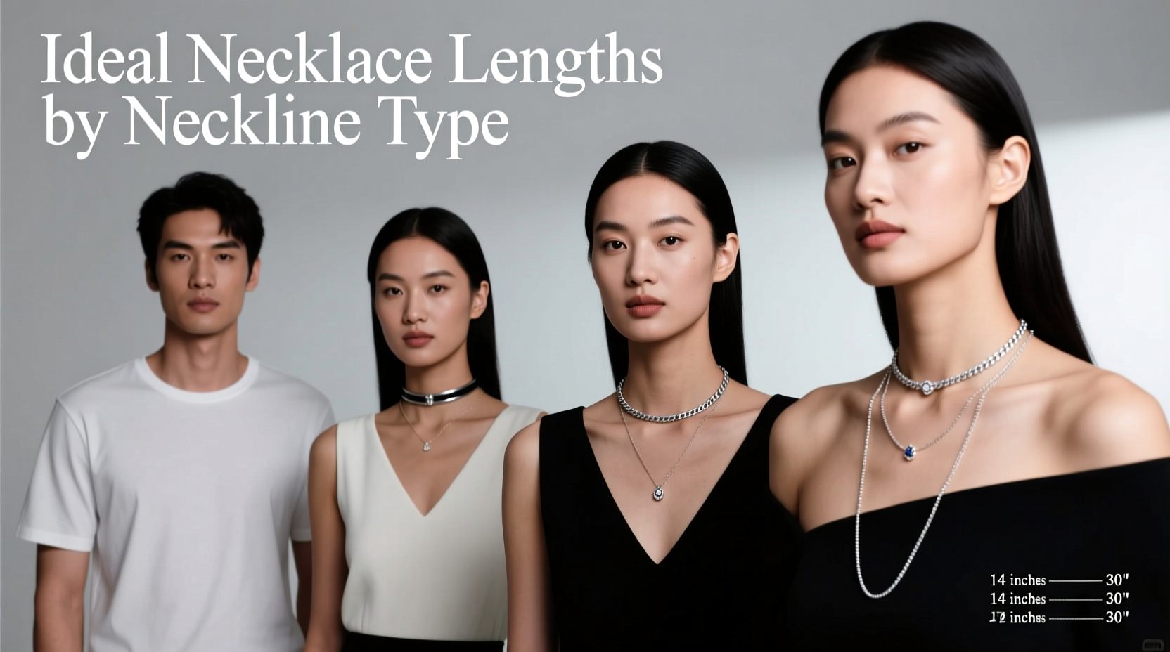 how to choose the ideal necklace length for your style and comfort