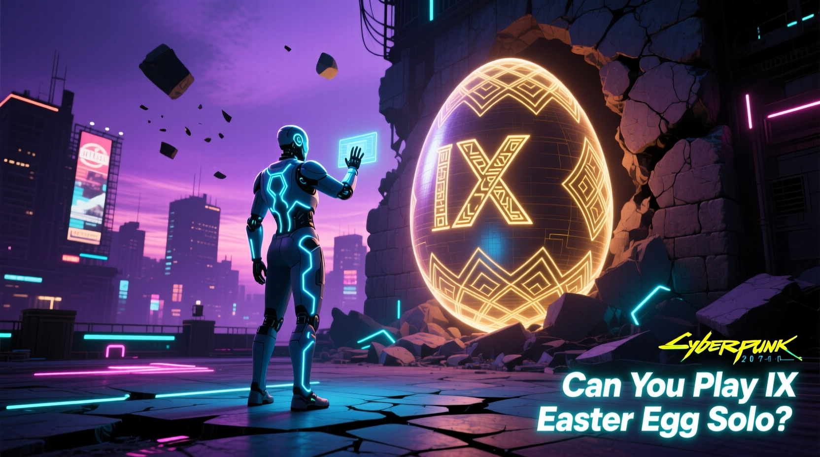 can you play ix easter egg solo