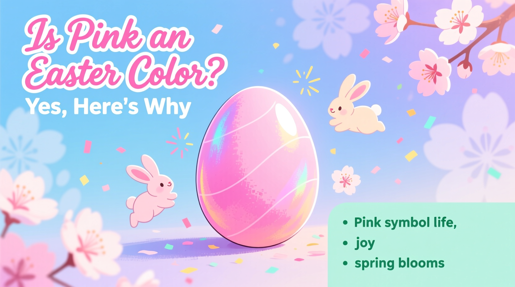 is pink a easter color