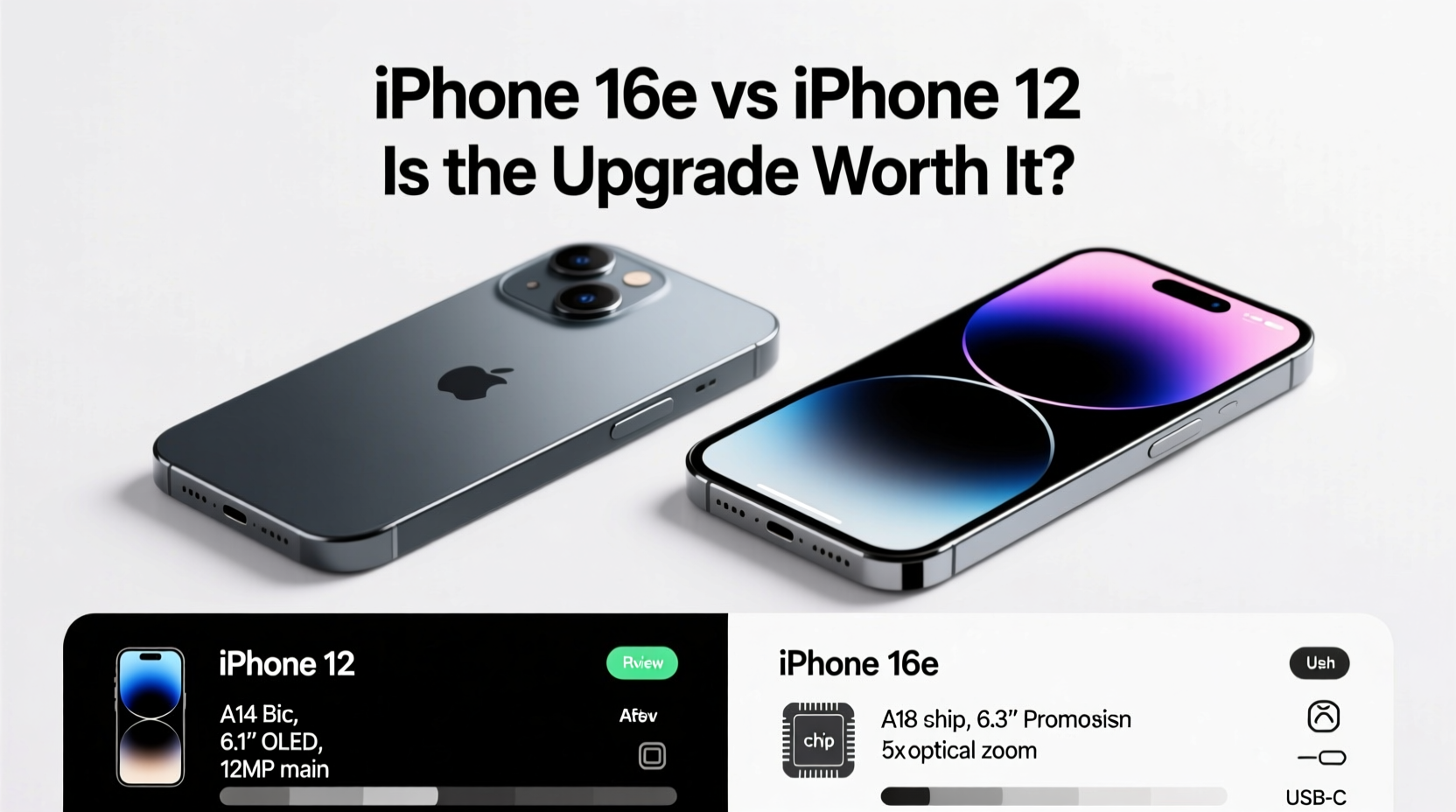 iphone 16e vs iphone 12 is the upgrade actually worth it