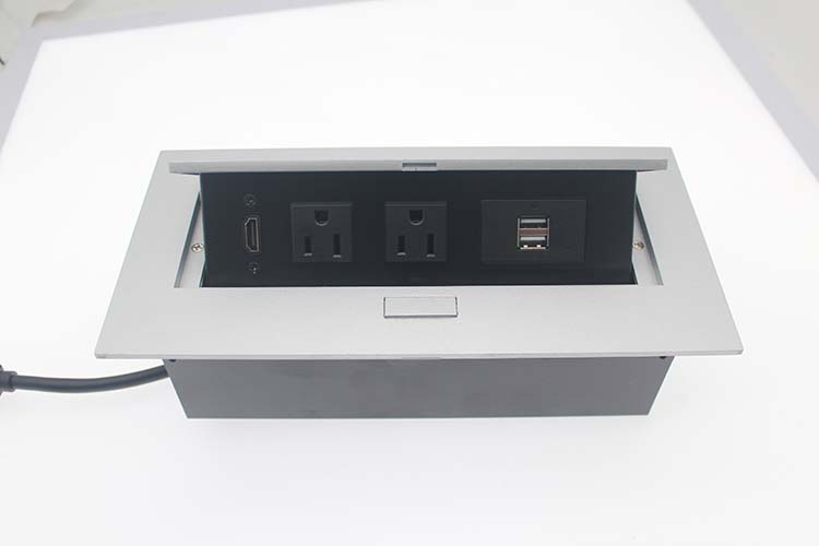 New Style Lower Price Multi-functional Pop Up Socket Desktop Wireless Power Outlet Socket Kitchen 6 Ways With Switch 10a Socket
