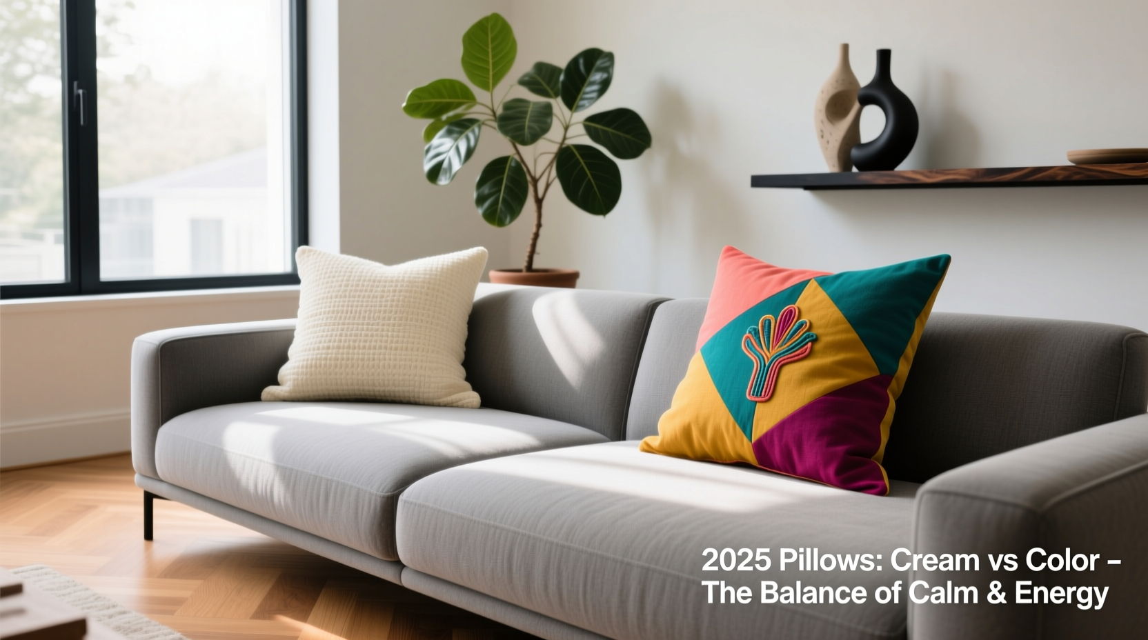 cream vs colorful pillows which throw pillows look best on a couch in 2025