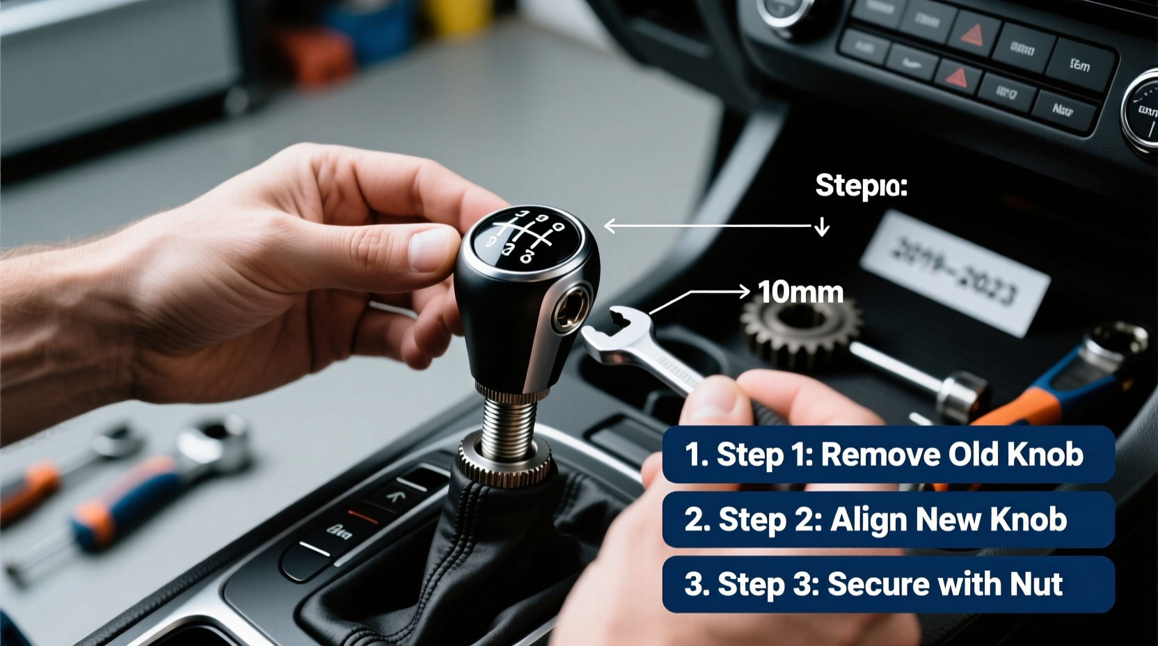 rav4 le shift knob install