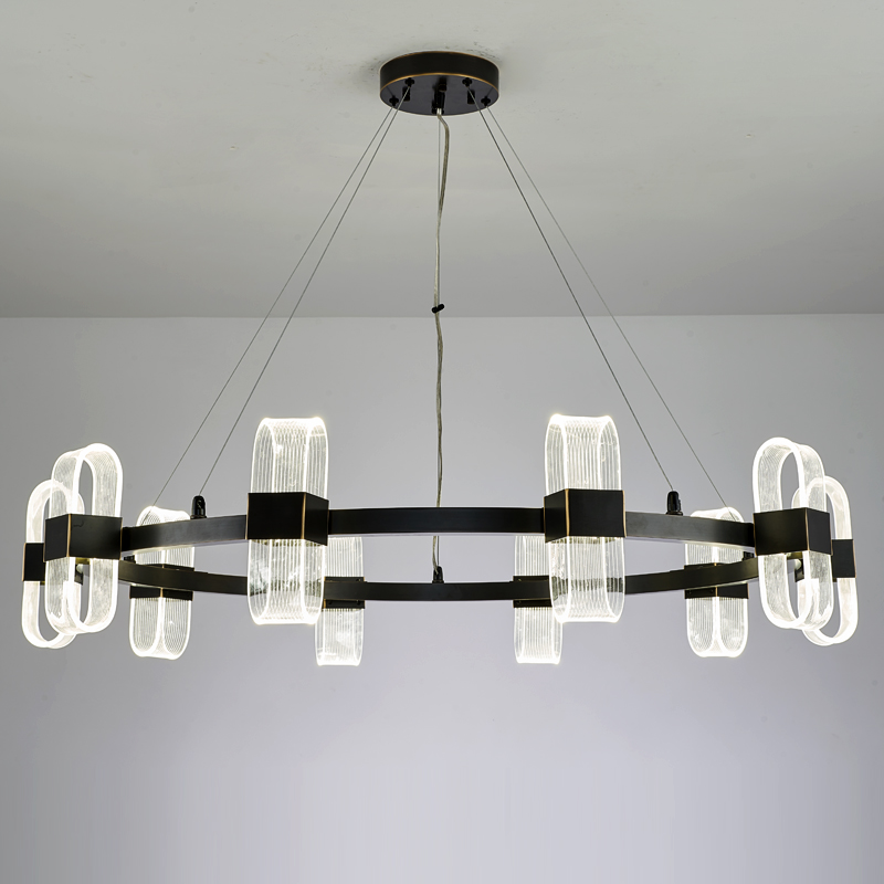 2020 New Hot Sale Indoor Art Fancy Design Sumptuous Pendant LED Chandelier Glass Lamps Modern Luxury Living Room Decor Lighting