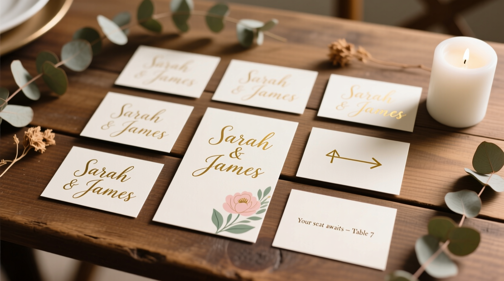 what are wedding escort cards