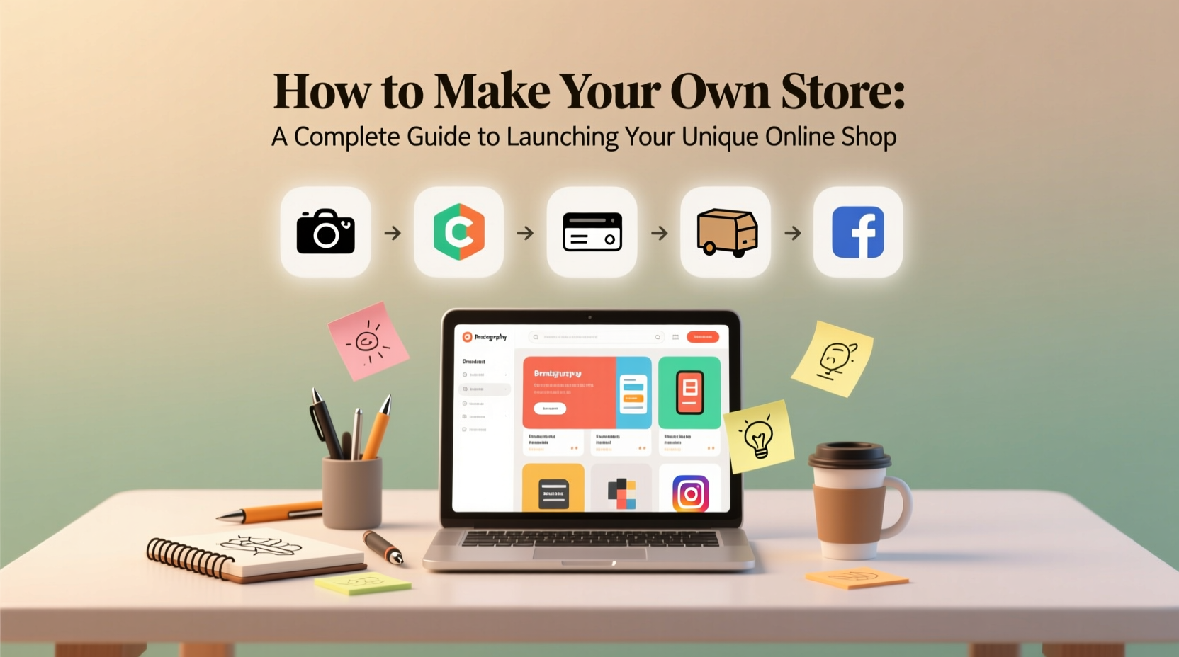 how to make your own store a complete guide to launching your unique online shop