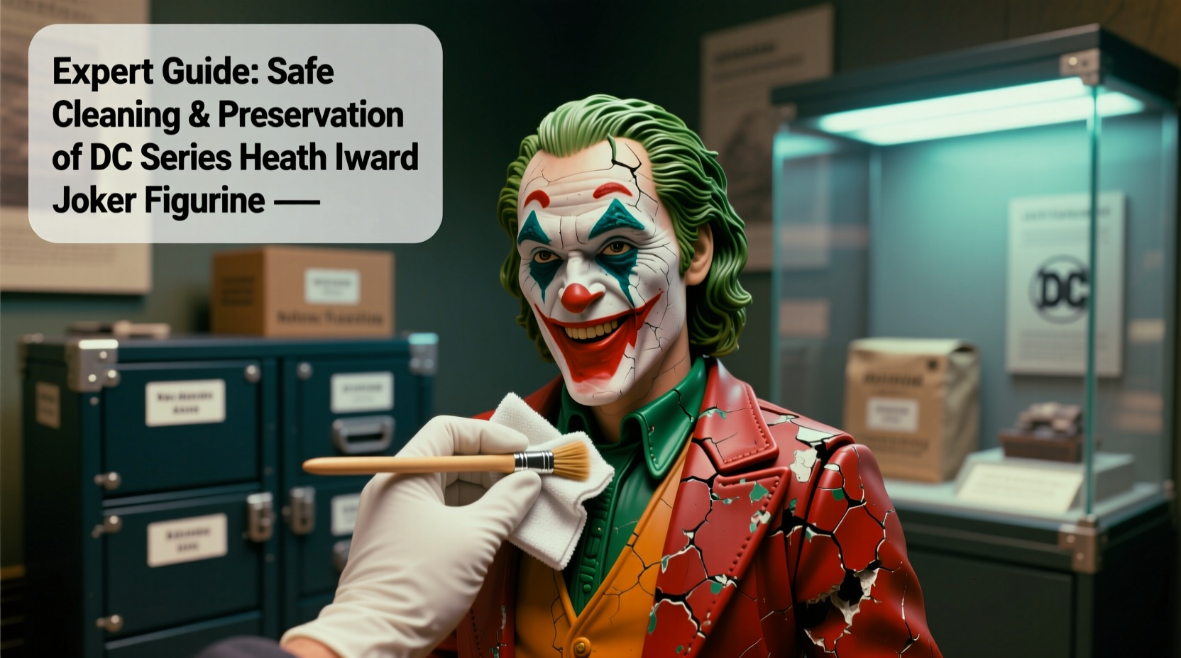 expert guide how to safely clean and preserve your dc series heath ledger joker figurine