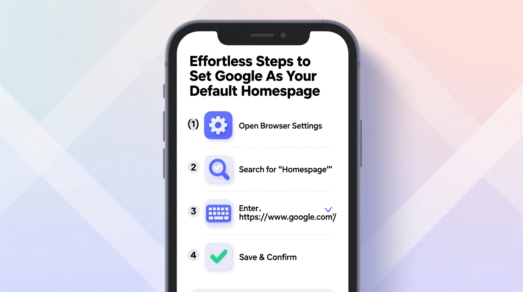 effortless steps to set google as your default homepage on any browser