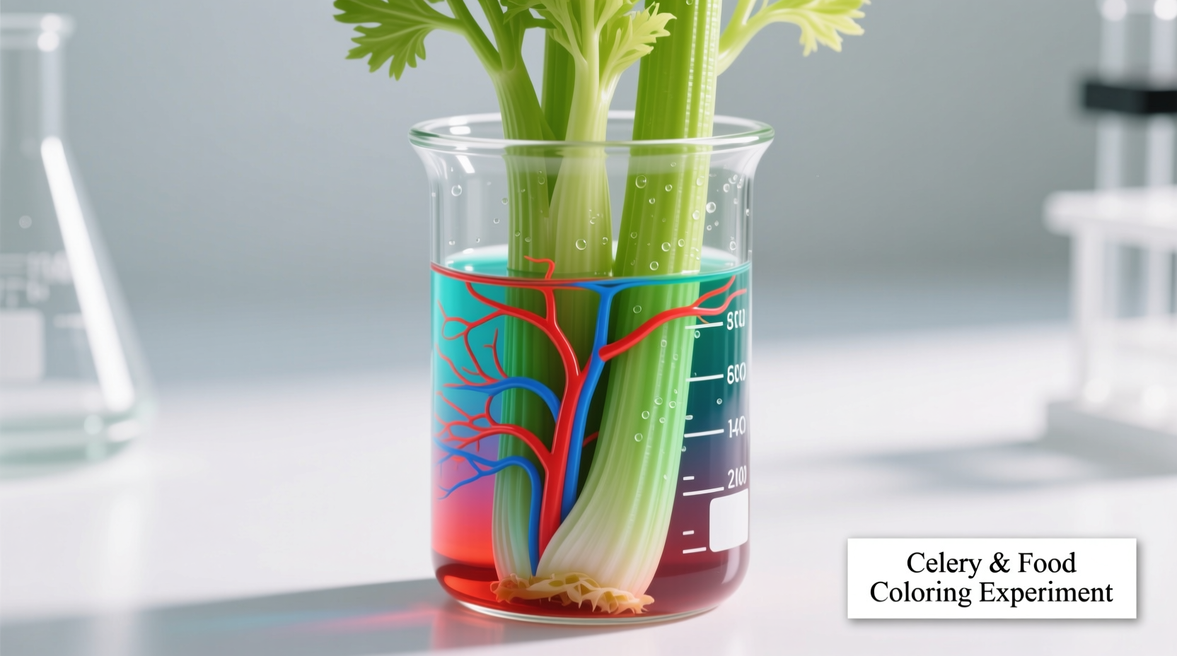 Celery & Food Coloring: See Plant Capillary Action Work!
