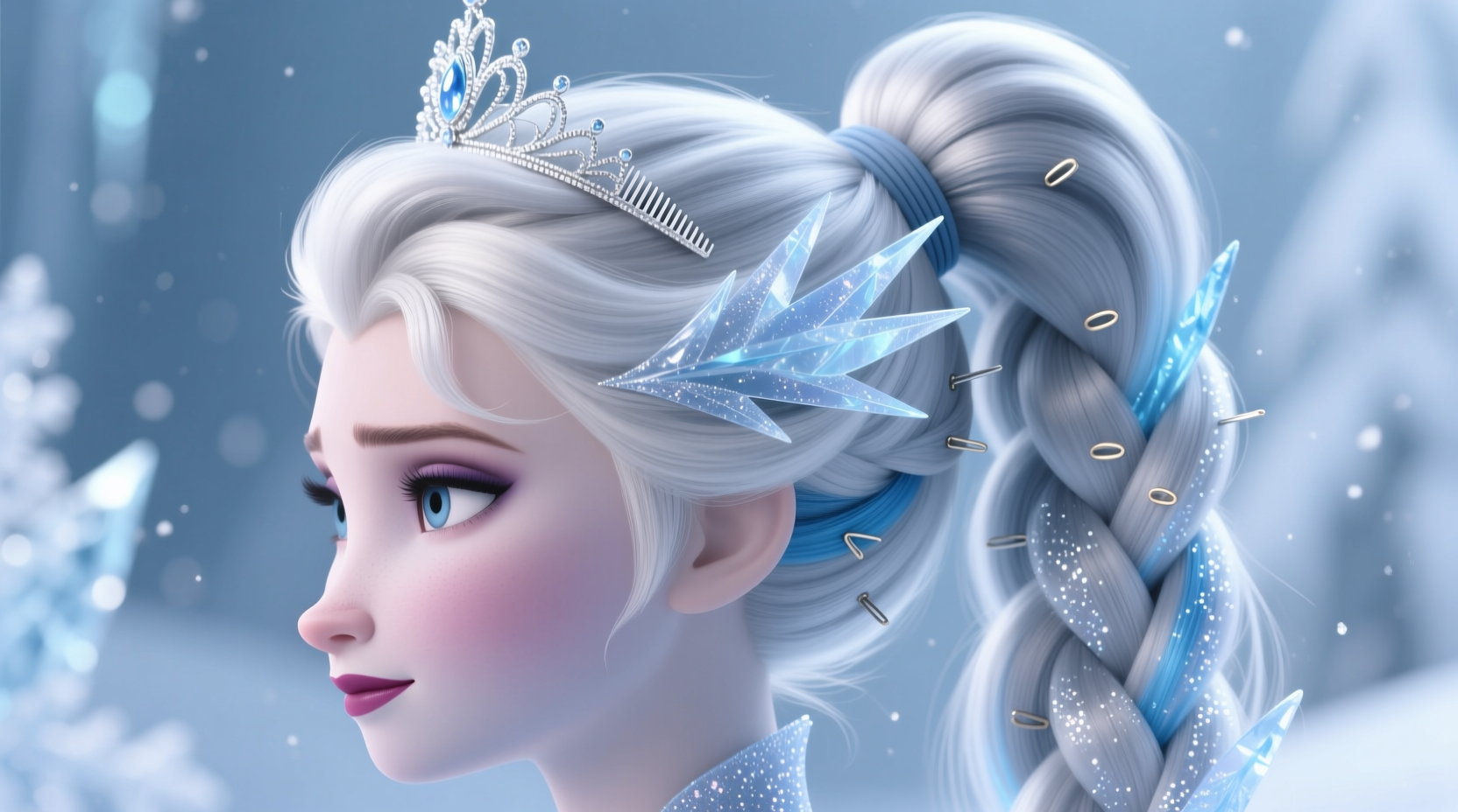 Snow Princess Design Step By Step Guide To Crafting A Stunning Snow Princess Hairstyle Using ...
