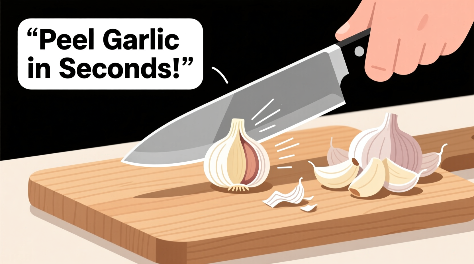how to peel garlic quickly
