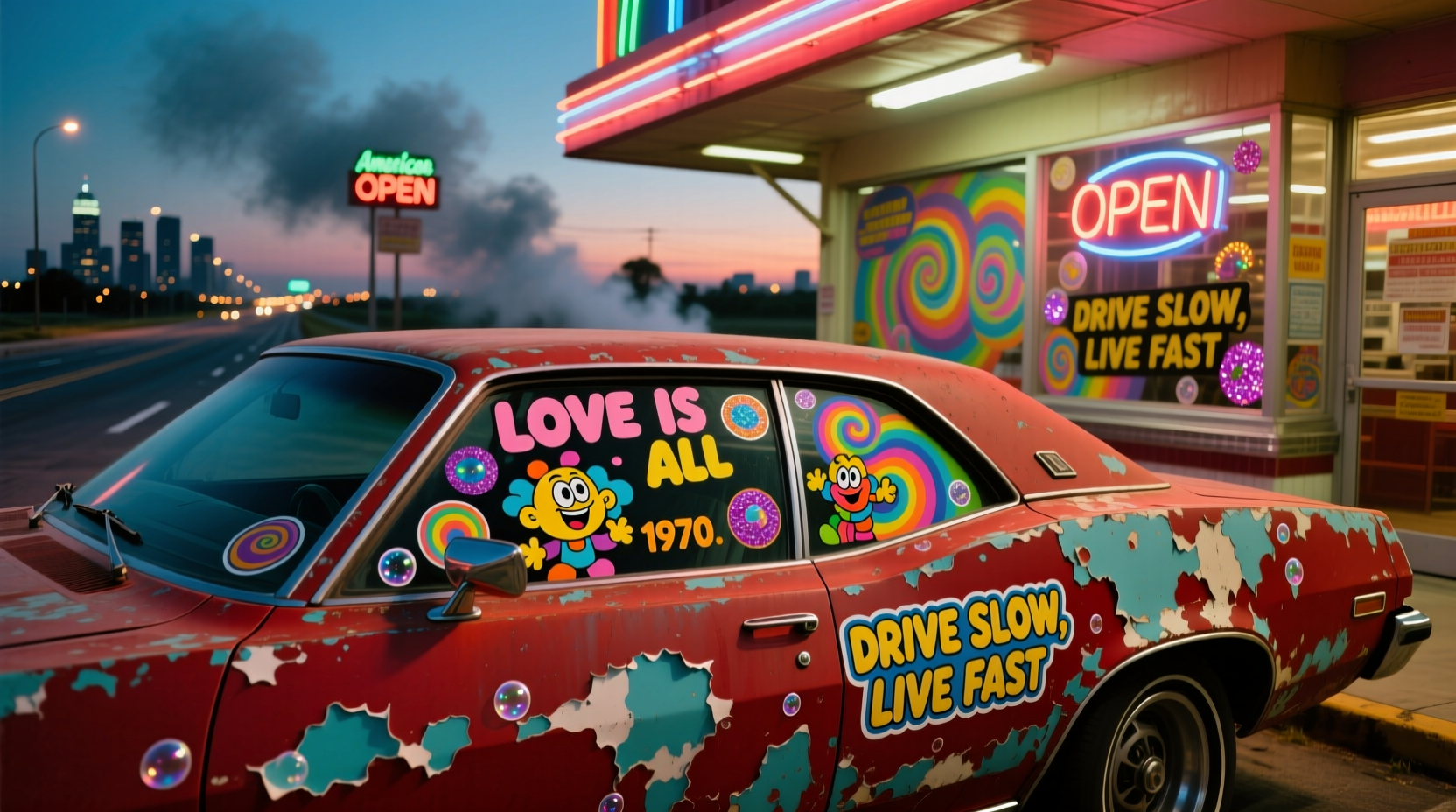 car window decals are side window decorations as tacky as rear window ones