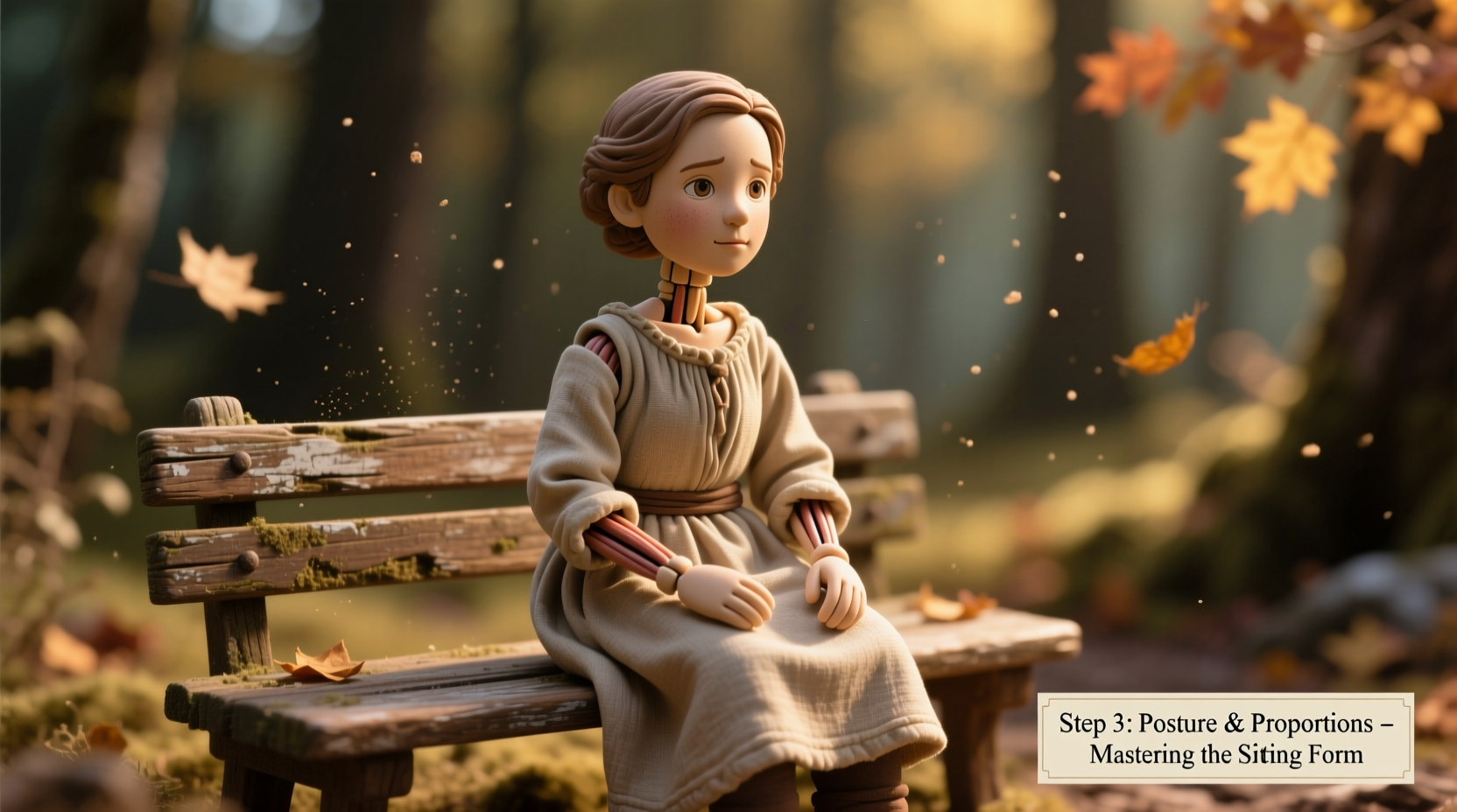 mastering diorama crafting step by step guide to creating realistic sitting posture puppet figurines