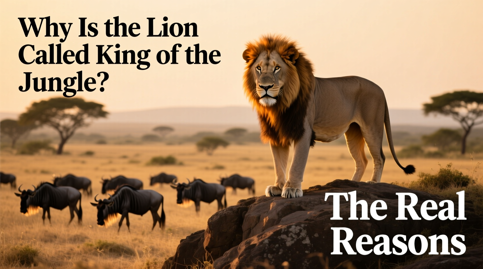 why is the lion called king of the jungle the real reasons 2
