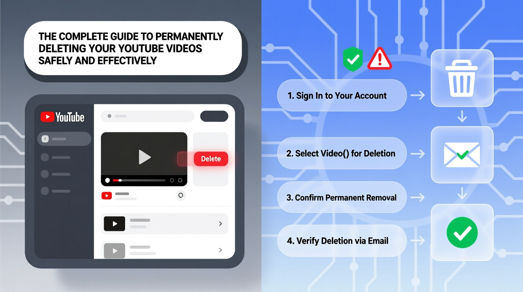 the complete guide to permanently deleting your youtube videos safely and effectively