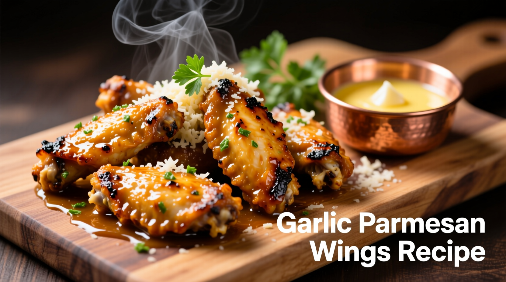 Crispy Garlic Parm Wings Recipe (45 Minutes, No Fry)
