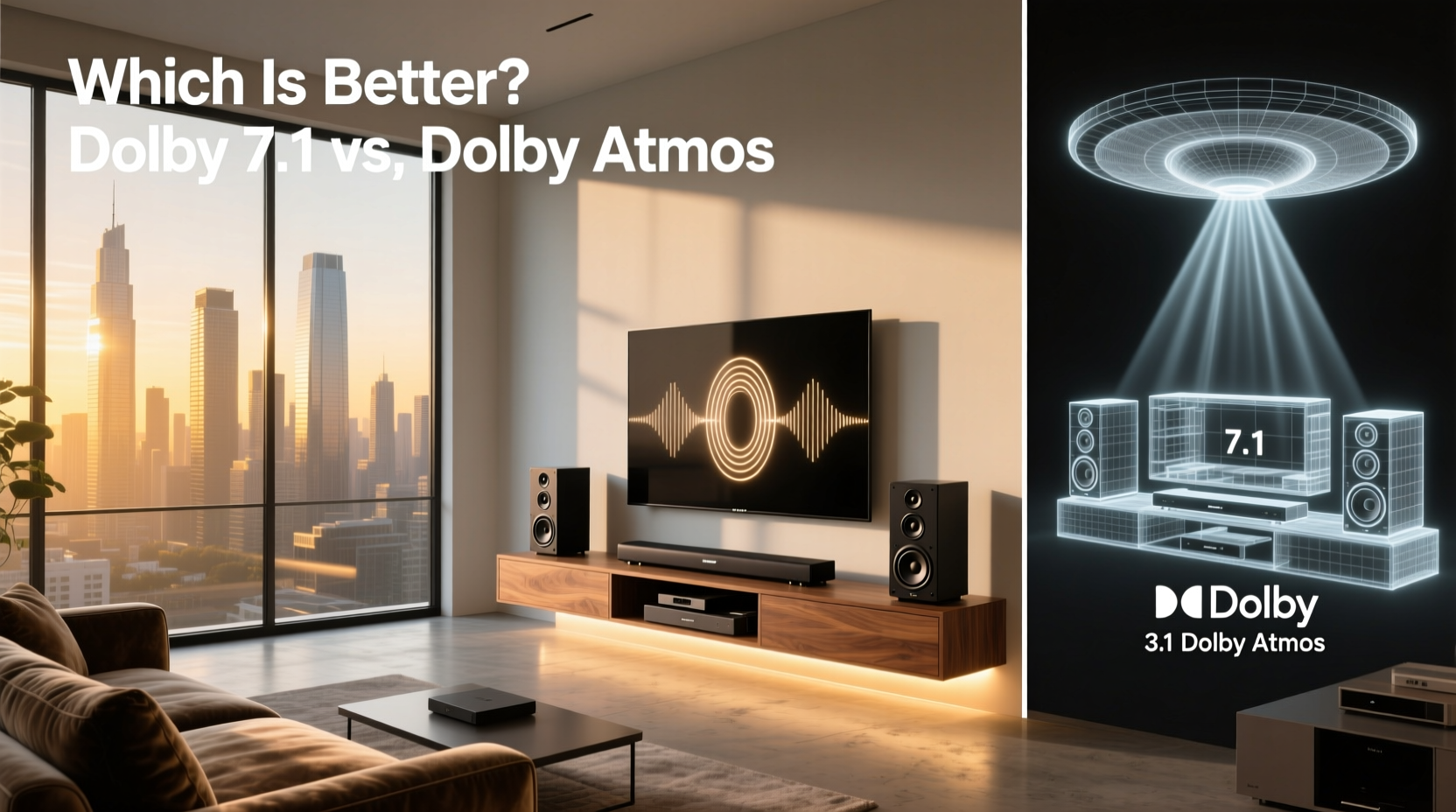 Surround Sound with Subwoofer Guide: Atmos vs 7.1
