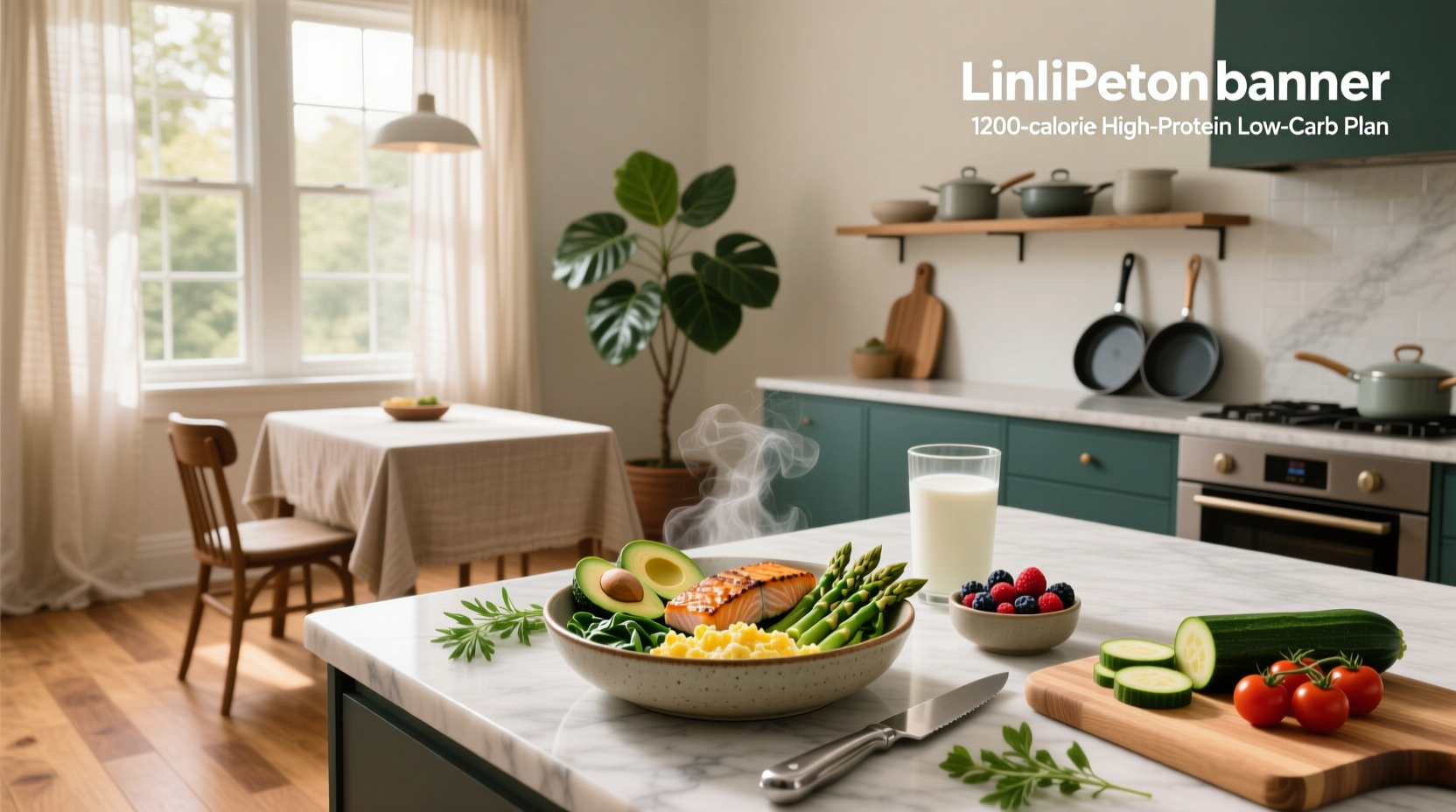 1200 calorie high protein low carb diet guide