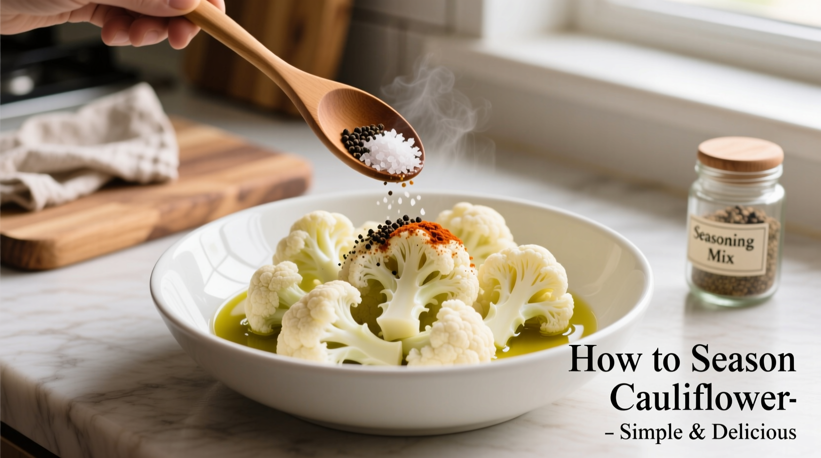 how to season cauliflower