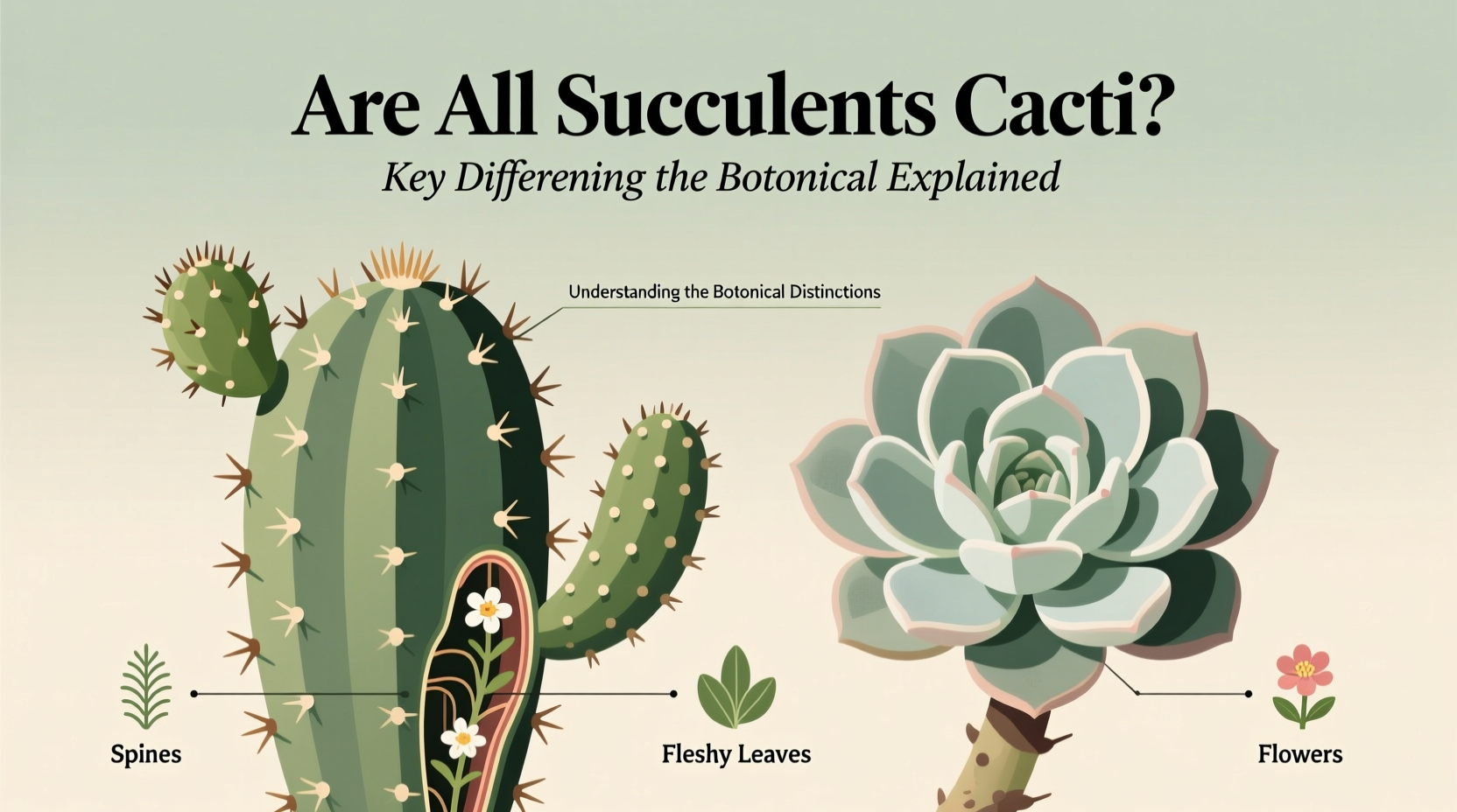 are all succulents cactus