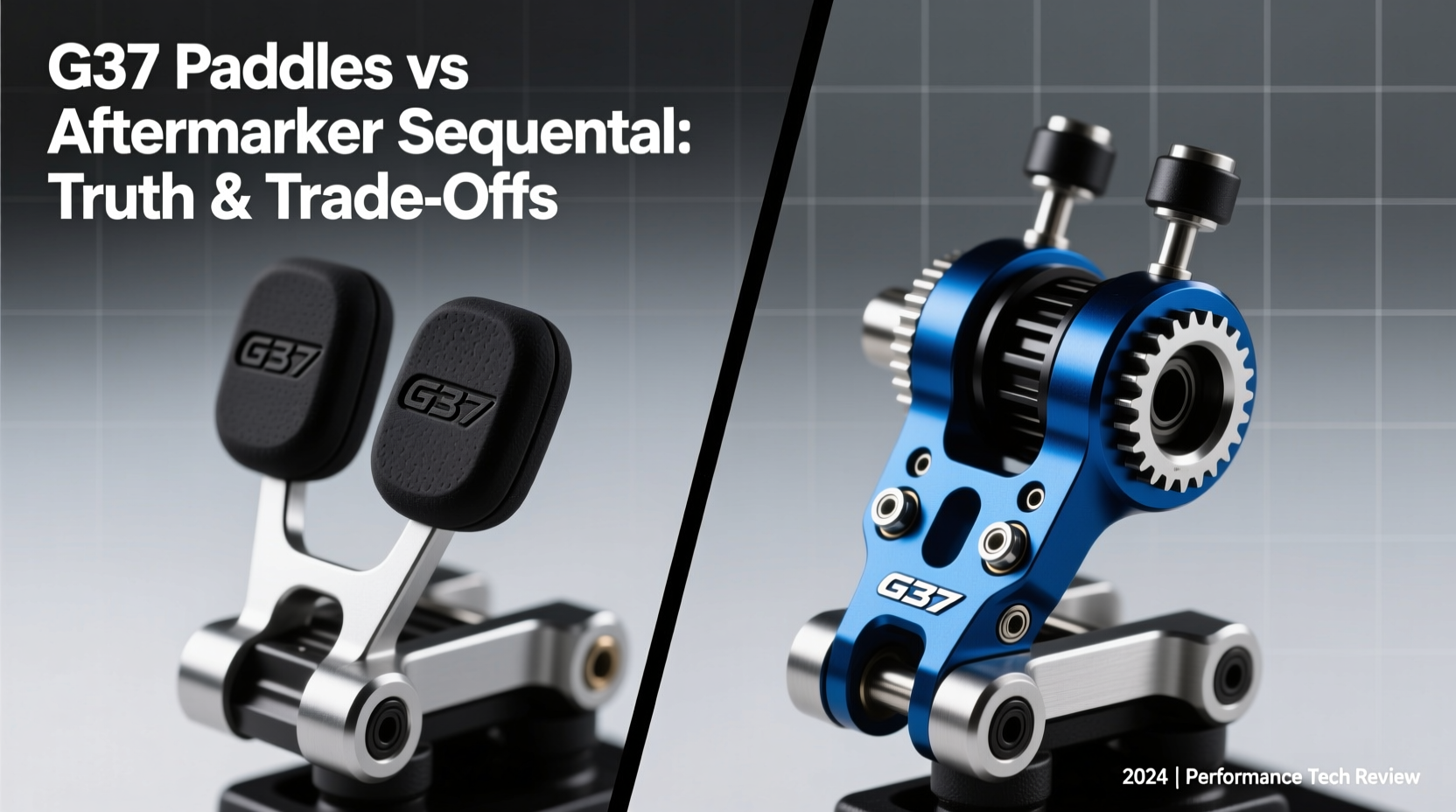 g37 paddles vs aftermarket sequential