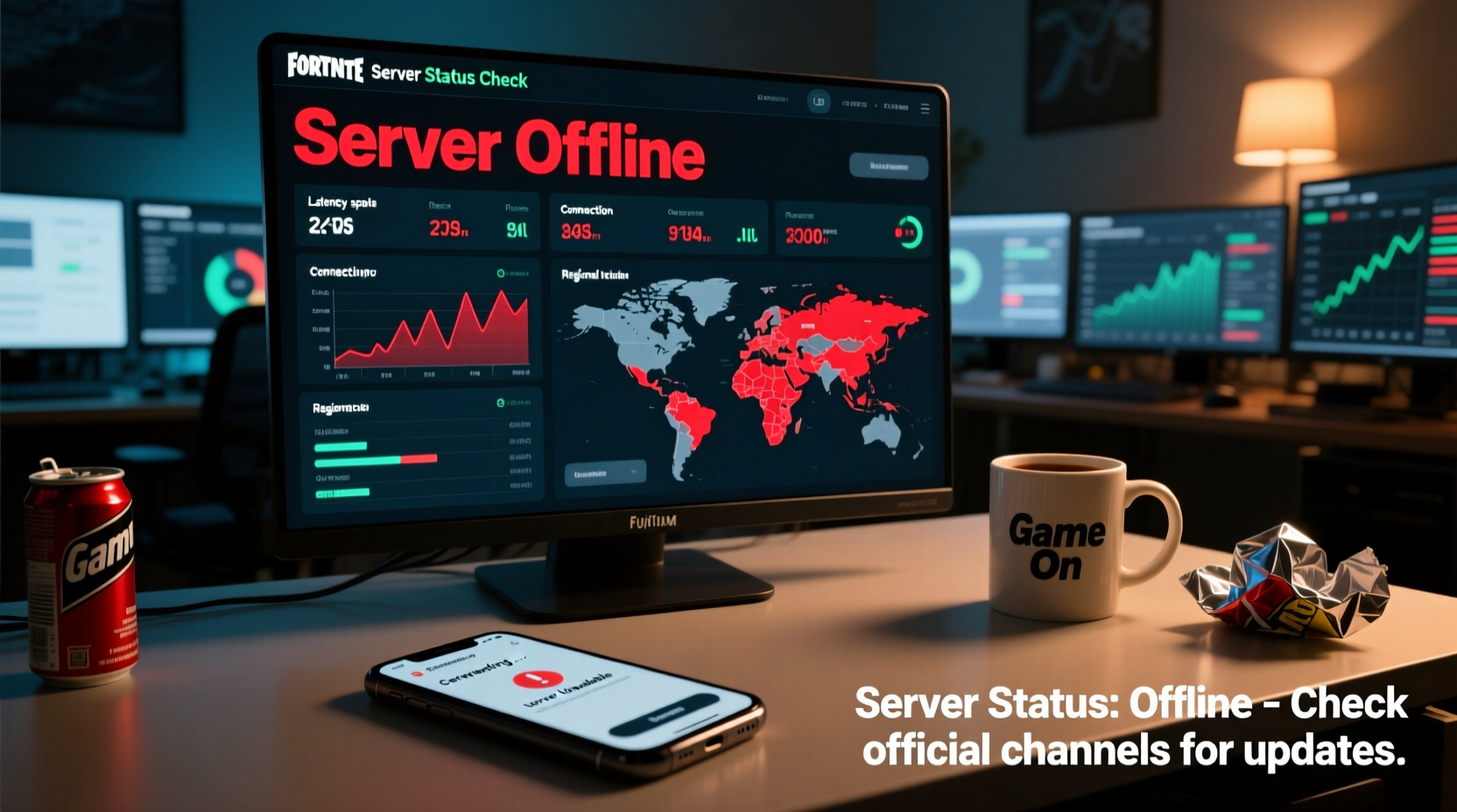 fortnite server offline check status reasons what to do