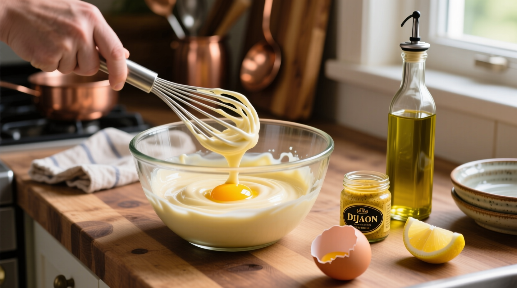 how to make mayonnaise without an electric mixer