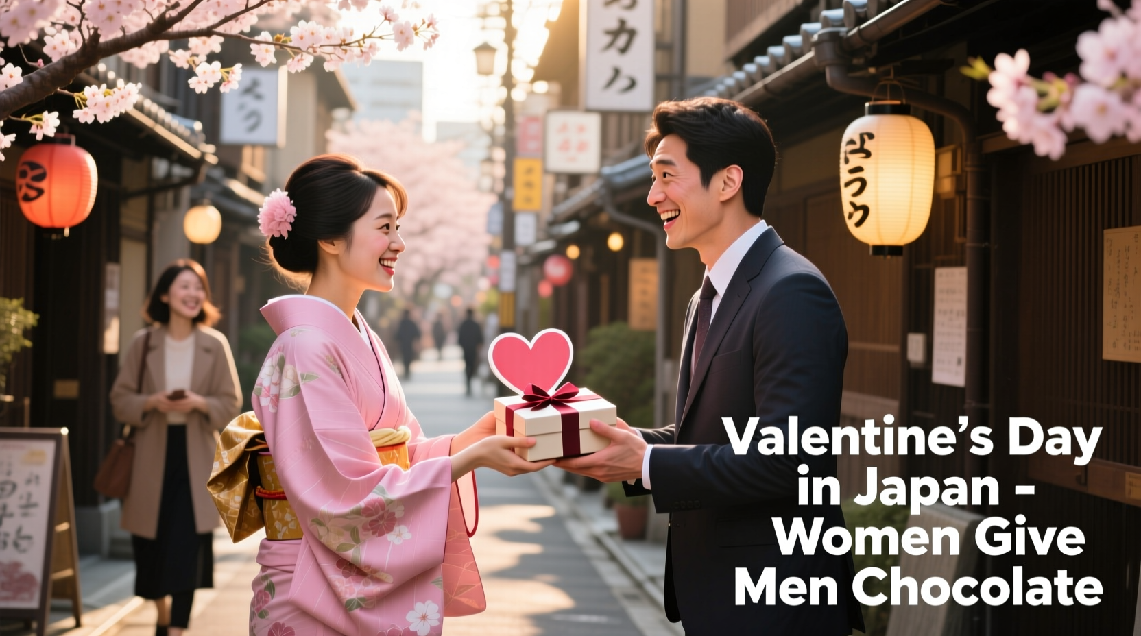 what country where women give men chocolate on valentines day