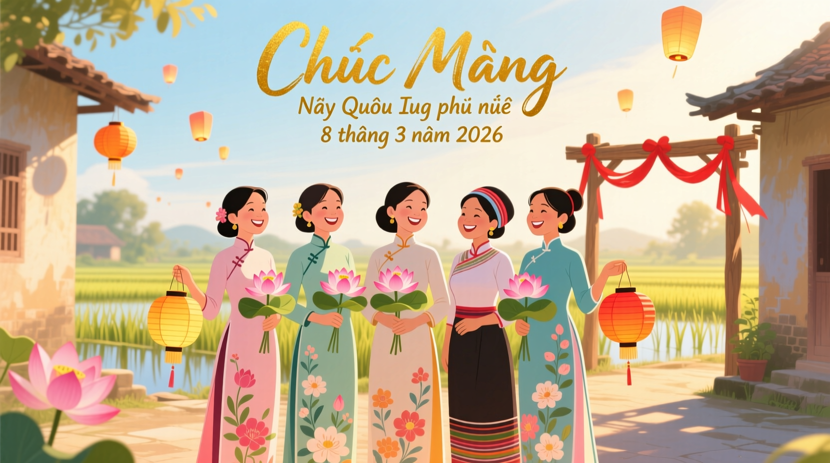 happy womens day in vietnamese