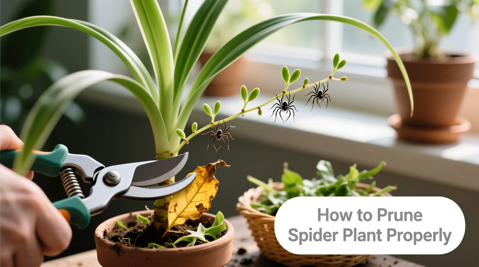 How to Prune Spider Plant Properly