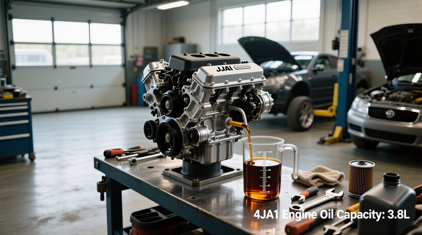 What Is the 4JA1 Engine Oil Capacity and How to Check It?