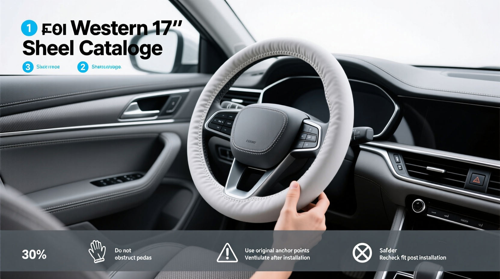 17 inch steering wheel covers catalog buying guide