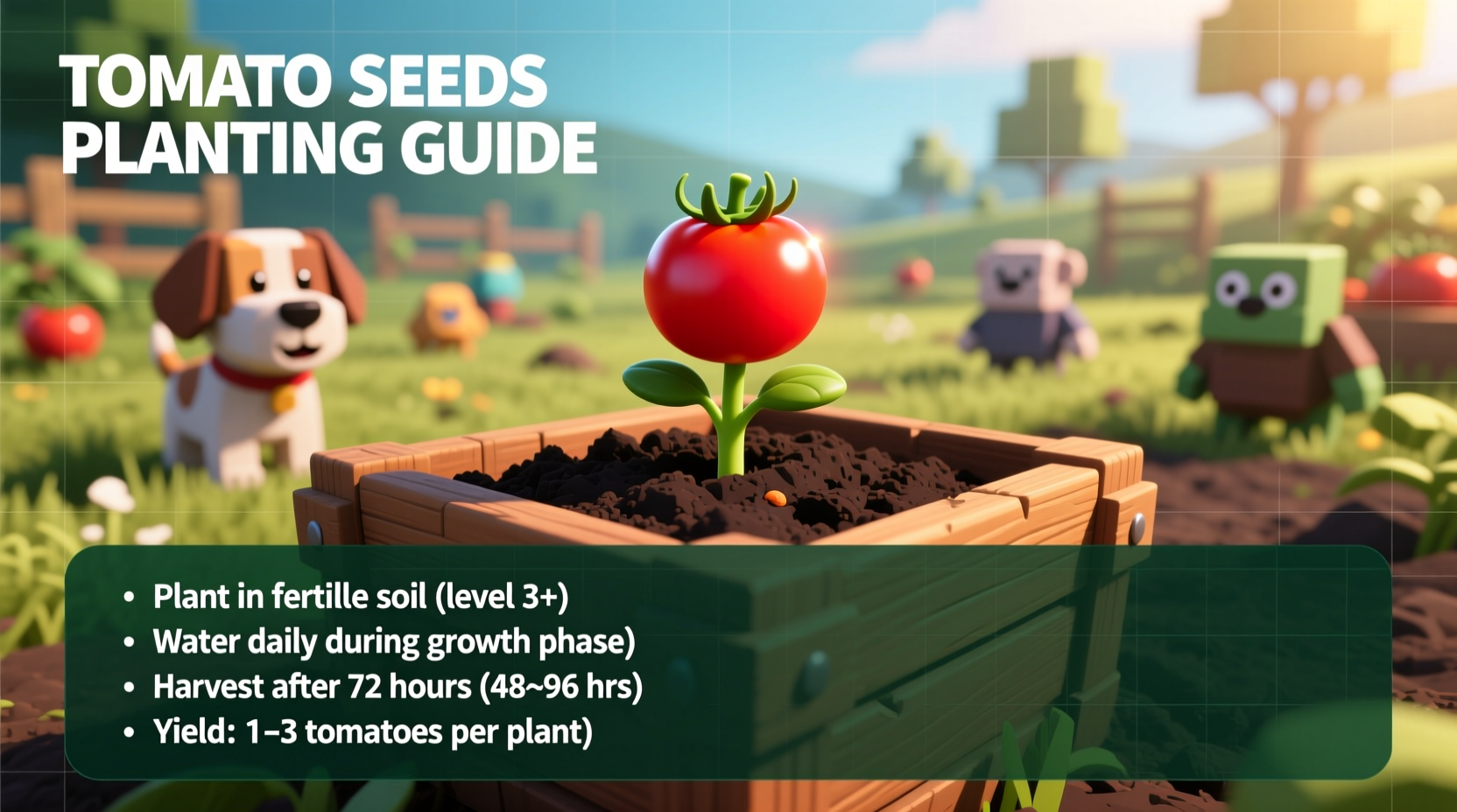 Palworld tomato seeds planting guide screenshot