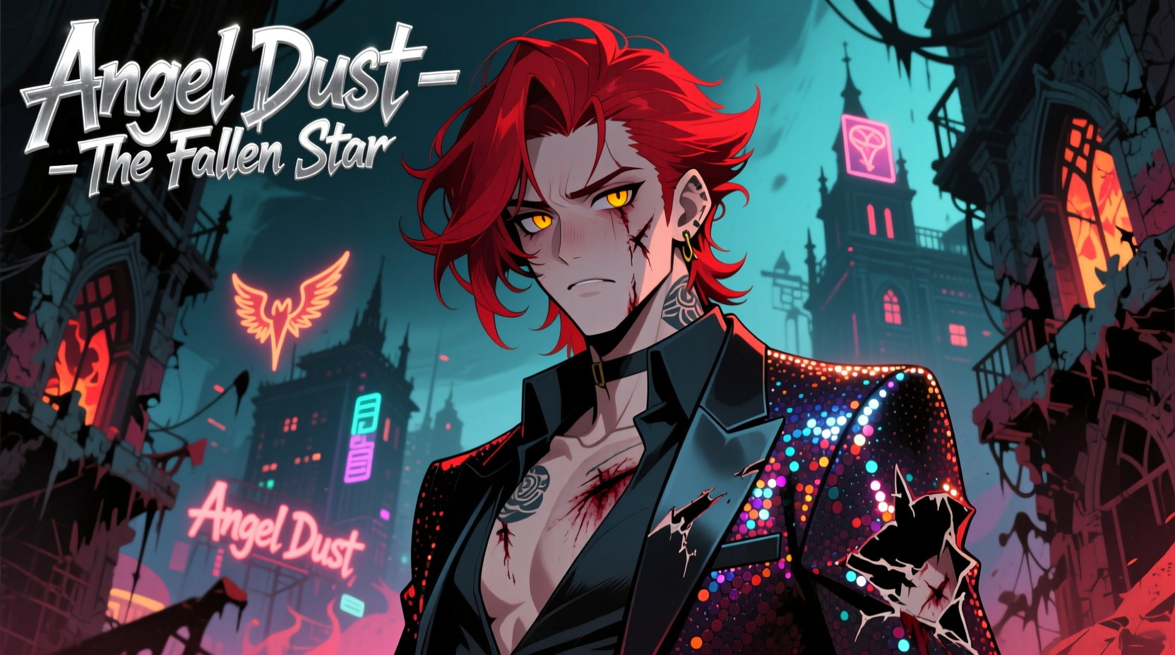 why is angel dust in hell hazbin hotel character explained