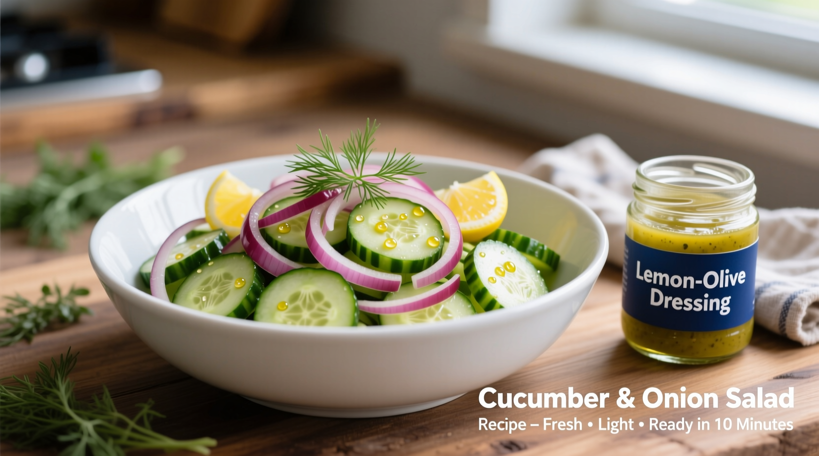 Crisp Cucumber & Onion Salad: 15-Minute Recipe