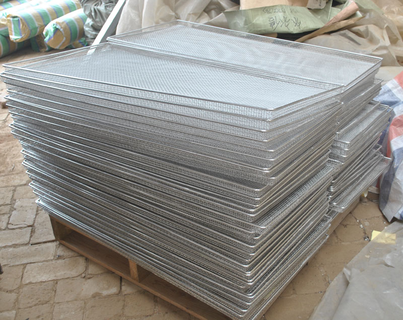 食品级不锈钢丝网托盘焊接网状托盘烧烤炉烧烤网烤盘网状烘焙工具烧烤