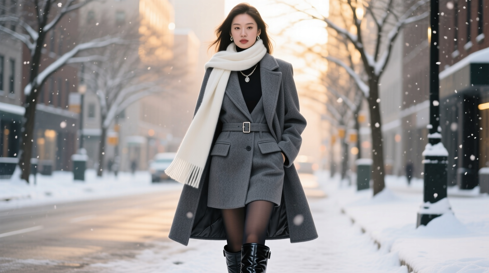 how to style a short skirt suit for cold weather practical tips to stay warm and chic